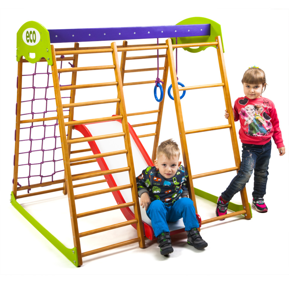 Детский спортивный комплекс SportBaby Карамелька Plus 1 для квартиры