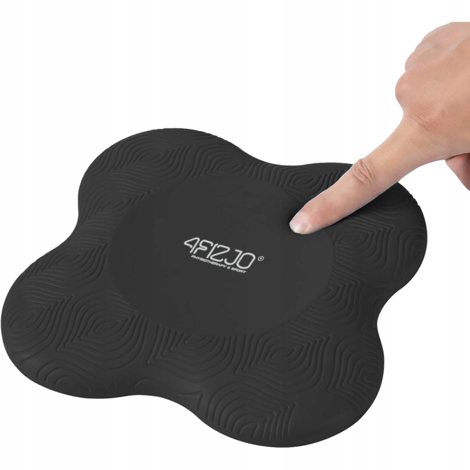Підставки під коліна та лікті для йоги 4FJIZJO 4FJ0647 Black 2 шт 