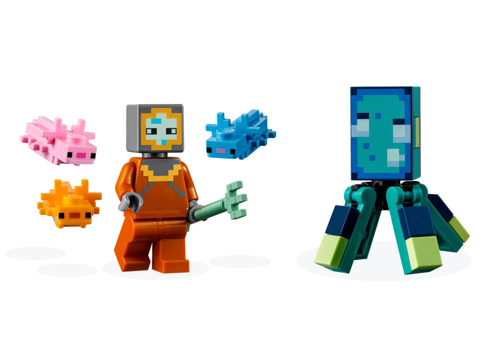 Конструктор LEGO Minecraft Битва со стражем 21180-