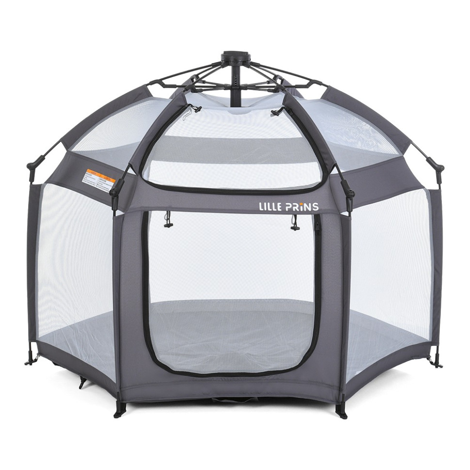 Дитяча платка манеж Bambi MR 1515 Platinum Grey 140х124х110 см