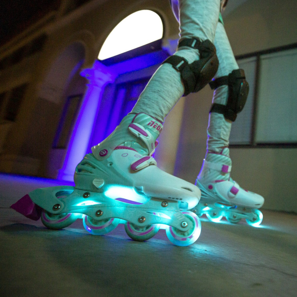 Роликовые коньки Neon Combo Skates Бирюзовый (Размер 30-33) NT09T4