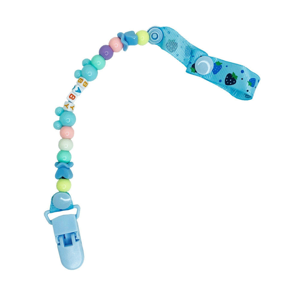 Тримач для пустушки Baby Mega Zayka MGZ-0503(Blue) 34 см