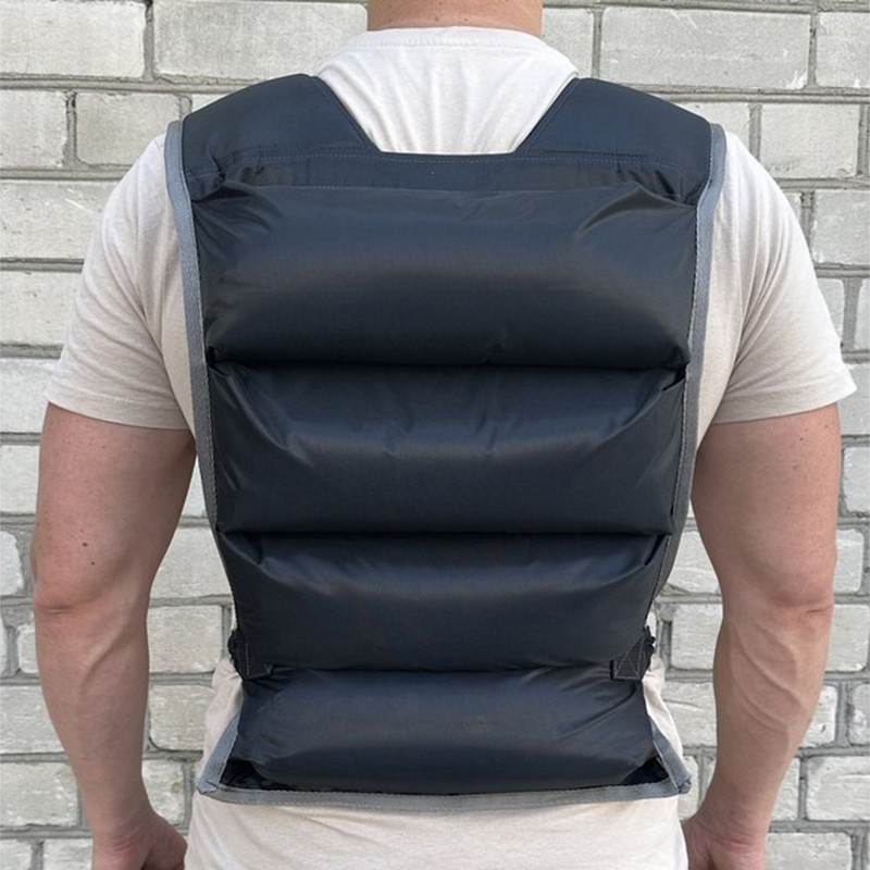 Жилет обважувальний EasyFit EF-VST-25 чорний 25 кг