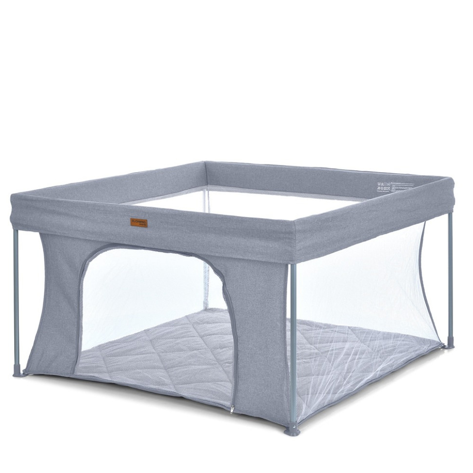 Детский манеж SWIFT 4 El Camino ME 1196 Gray 127х127х74,5 см