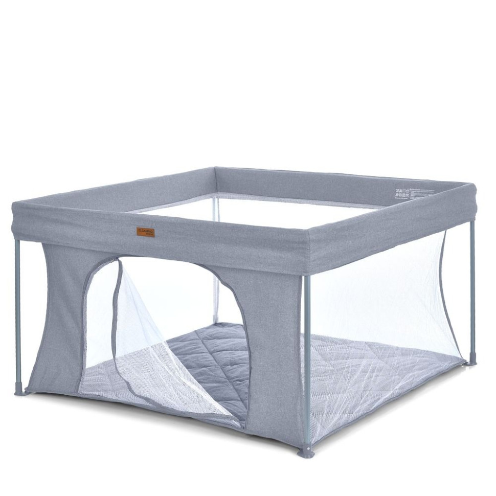 Детский манеж SWIFT 4 El Camino ME 1196 Gray 127х127х74,5 см