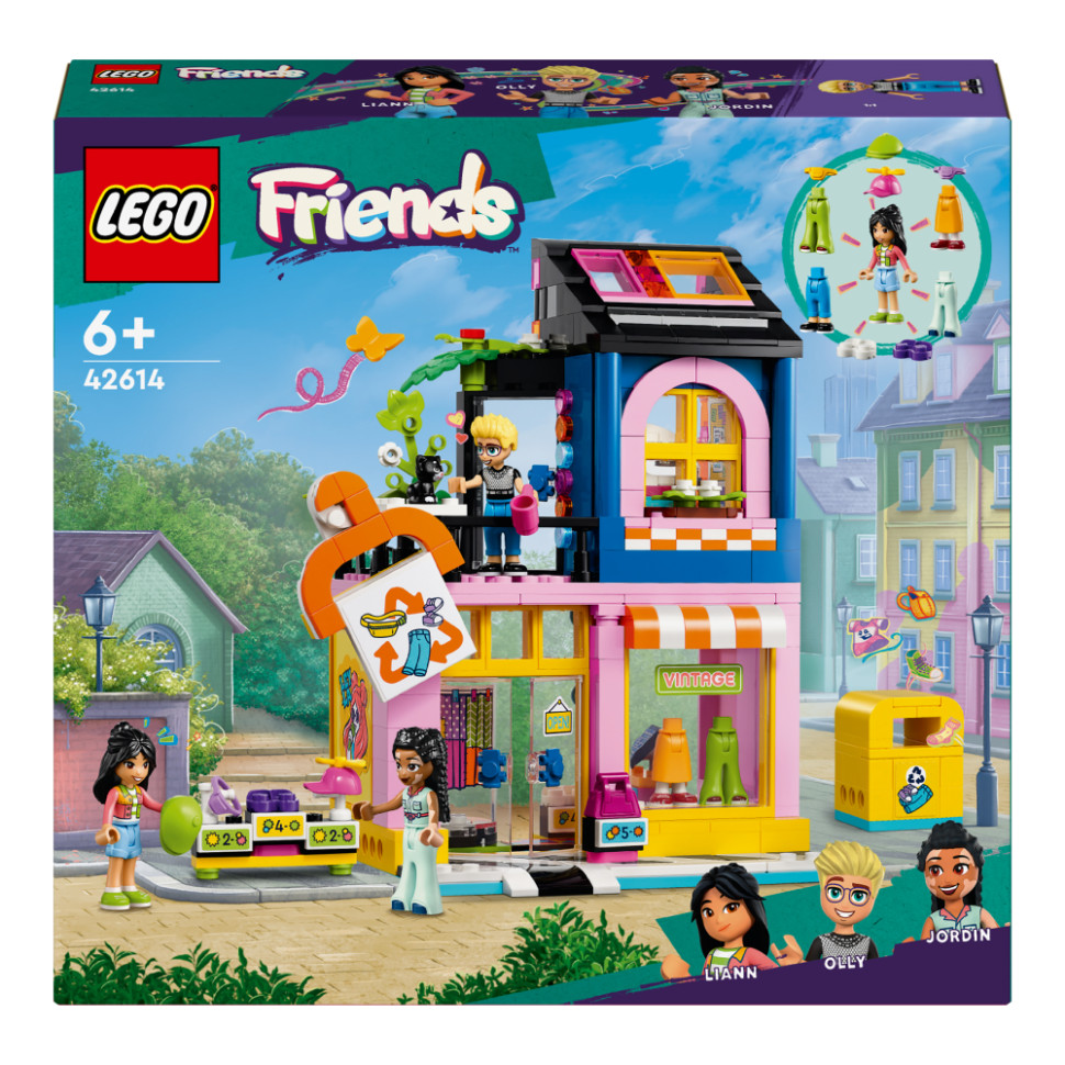 Конструктор LEGO Friends Магазин винтажной одежды 42614, 409 деталей
