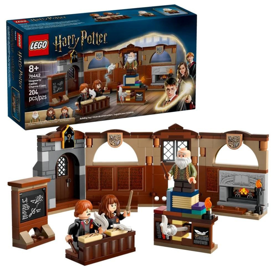 Конструктор Замок Гоґвортс урок чарів LEGO 76442, 204 деталі