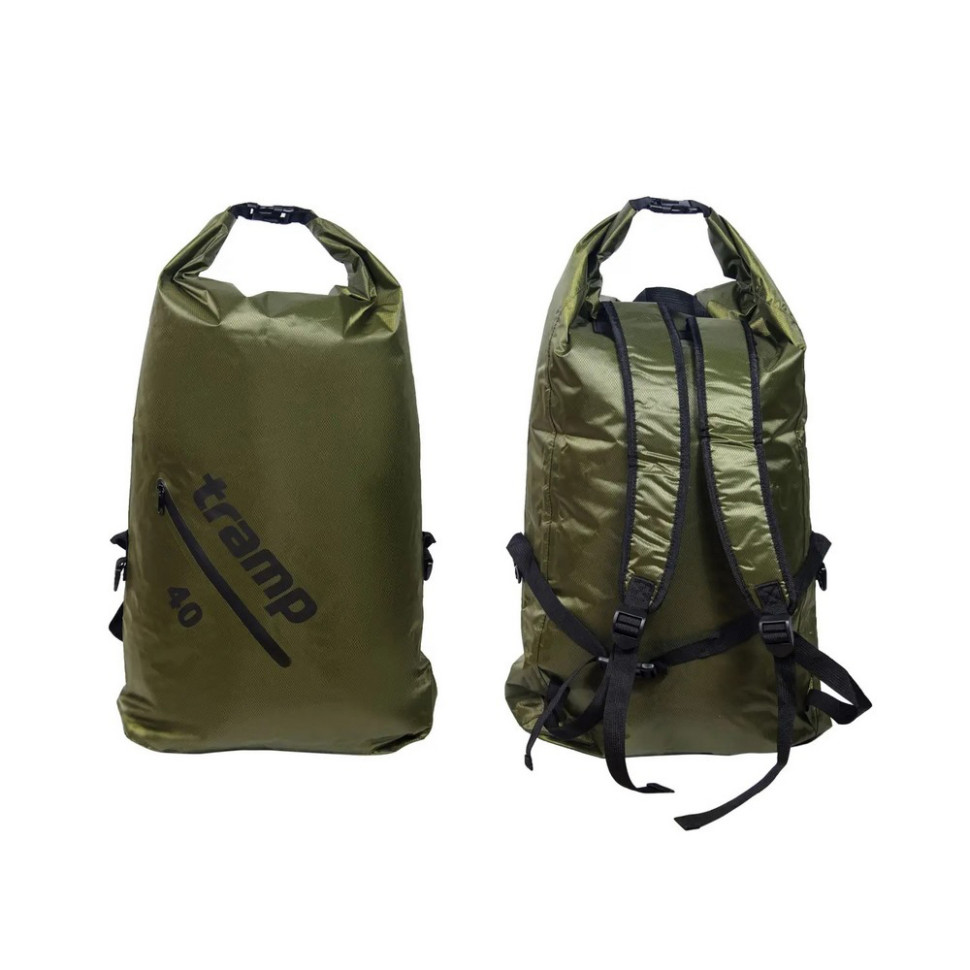 Герморюкзак PVC Diamond Ripstop Tramp UTRA-256-olive 25 л 
