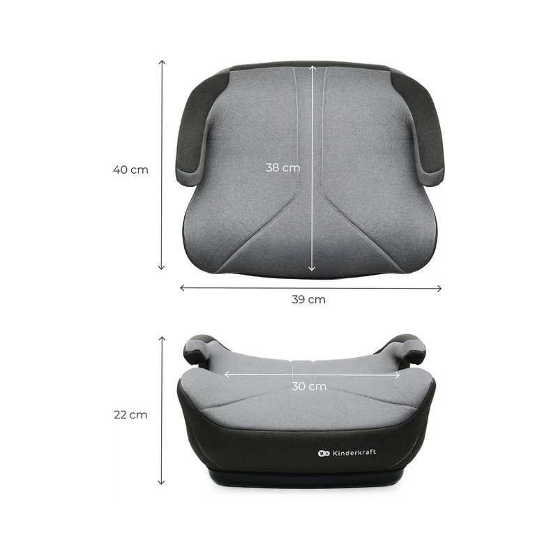 Автокресло-бустер i-Boost 2 Kinderkraft KCIBOO02GRY0000 Grey