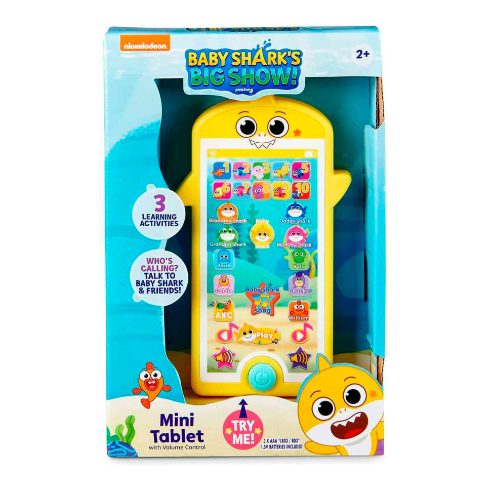 Интерактивная музыкальная игрушка Мини-планшет BABY SHARK 61445 серии 