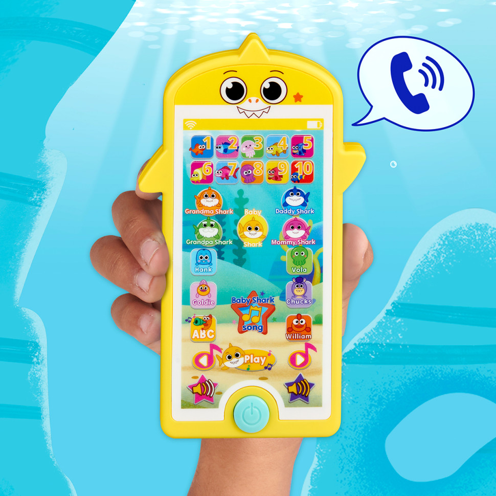 Интерактивная музыкальная игрушка Мини-планшет BABY SHARK 61445 серии 
