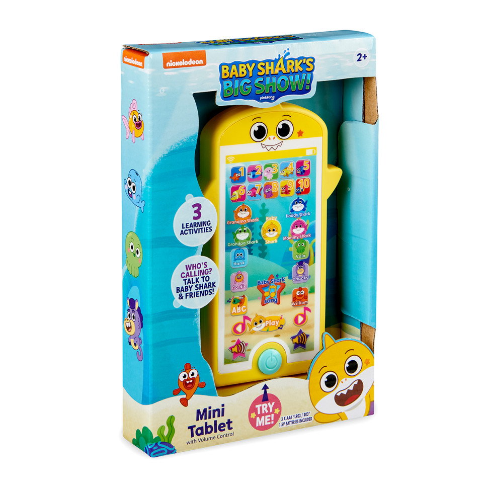 Интерактивная музыкальная игрушка Мини-планшет BABY SHARK 61445 серии 