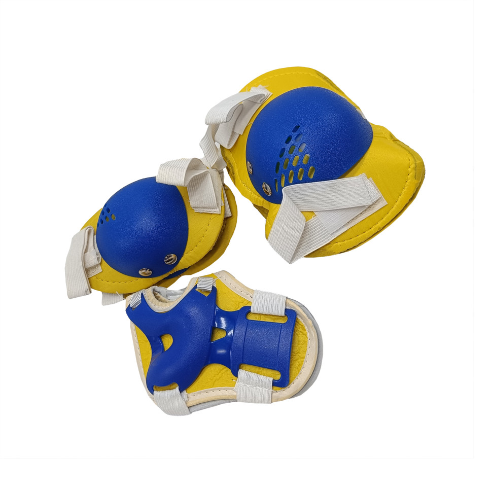 Комплект защитный детский Bambi MS 0032-2(Yellow) наколенники, налокотники, запястья