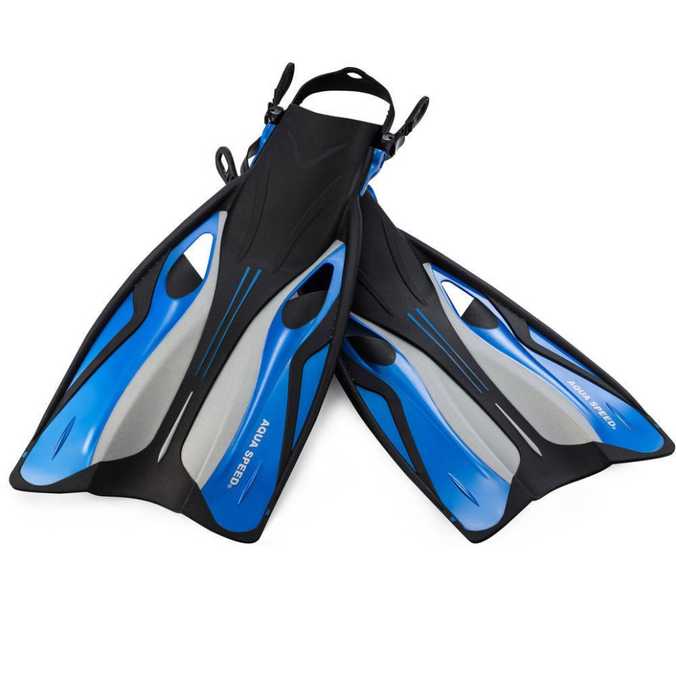 Ласти SWIFT Aqua Speed ​​707-11-38-41 синій, чорний, сірий, розмір 38-41