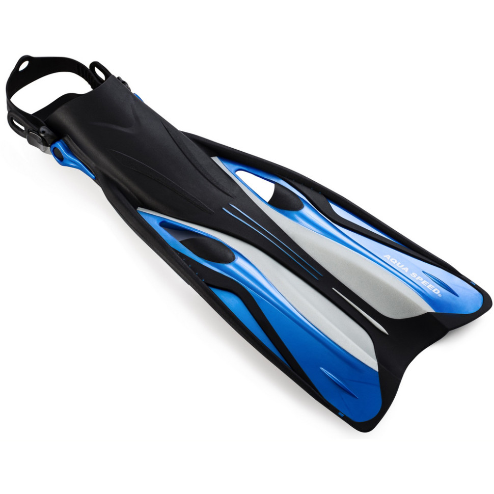 Ласти SWIFT Aqua Speed ​​707-11-38-41 синій, чорний, сірий, розмір 38-41