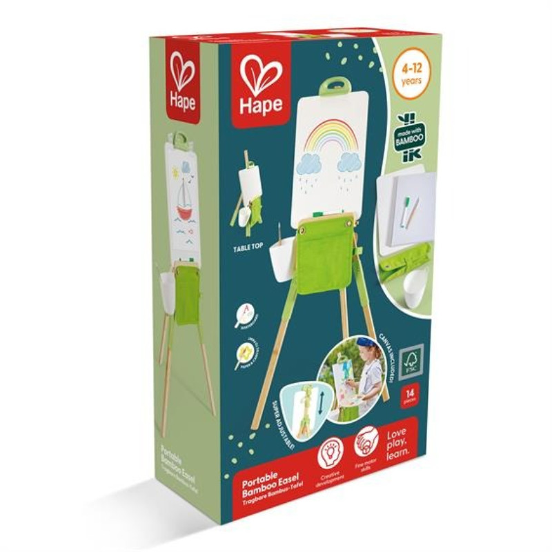 Портативний дитячий мольберт Hape E2009 бамбуковий
