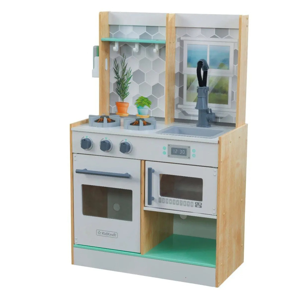 Детская кухня Let's Cook KidKraft 53433 со светом