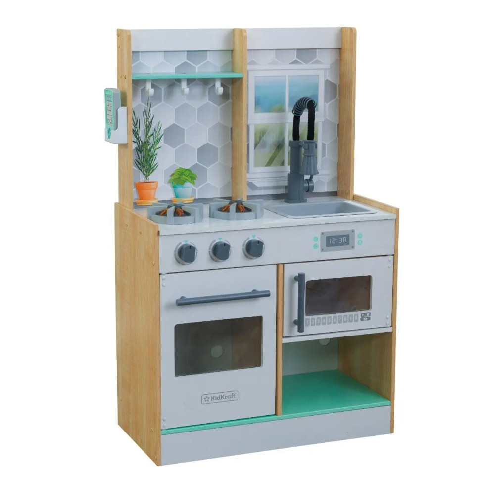 Детская кухня Let's Cook KidKraft 53433 со светом