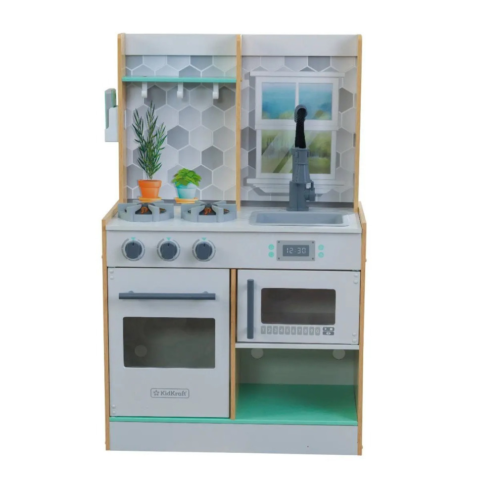 Детская кухня Let's Cook KidKraft 53433 со светом