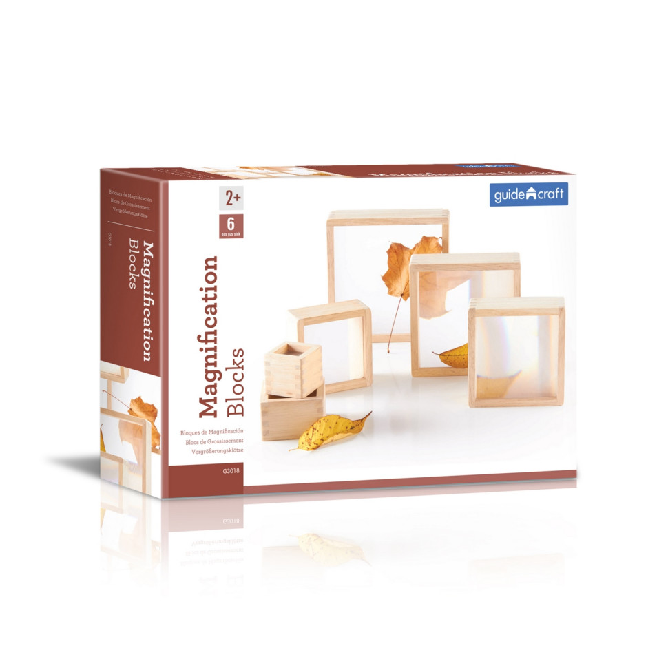 Набір Блоків зі збільшувальним склом Natural Play Guidecraft G3018, 10 шт