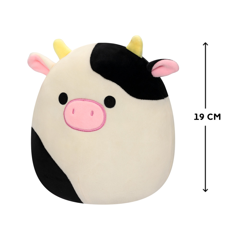 Мягкая игрушка Коровка Конор Squishmallows SQCR05373, 19 см