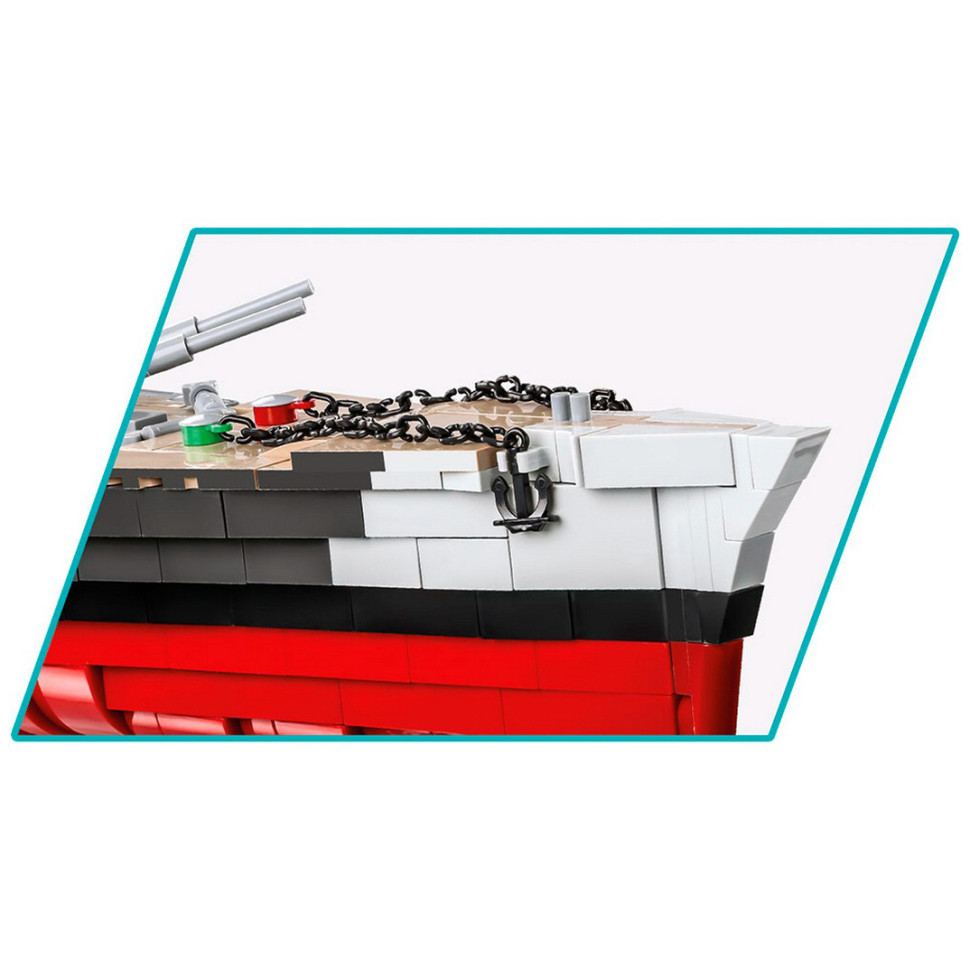 Конструктор бойовий корабель Лінкор Тірпіц COBI COBI-4839, 2880 деталей 1:300