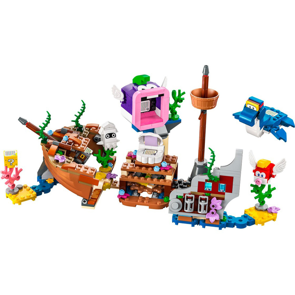 Конструктор LEGO Super Mario Приключения Dorrie на затонутом корабле. Дополнительный набор 71432, 500 деталей