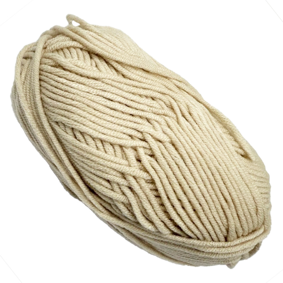 Пряжа фасована петляста Brushme NB109, 80% бавовни, 20% молочна клітковина, хакі