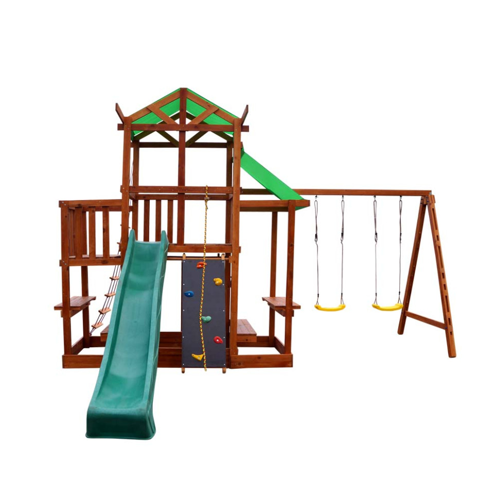 Дитячий ігровий комплекс для дачі SportBaby Babyland-9 гірка 3 метри