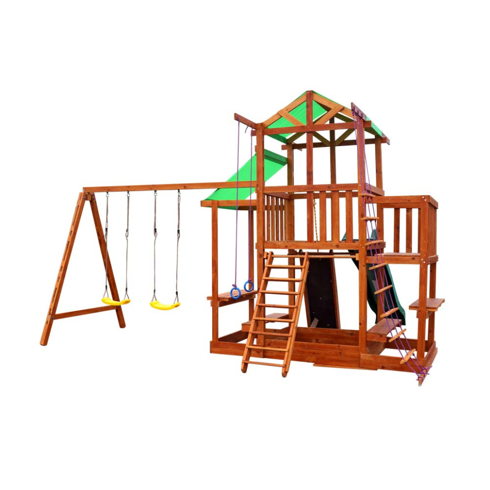 Дитячий ігровий комплекс для дачі SportBaby Babyland-9 гірка 3 метри