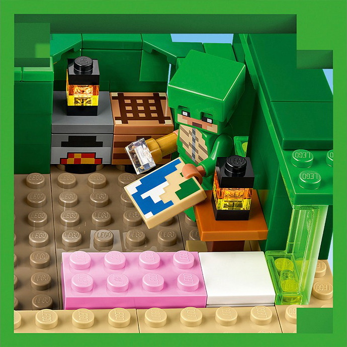 Конструктор Lego Minecraft Пляжный дом в форме черепахи 21254, 234 детали