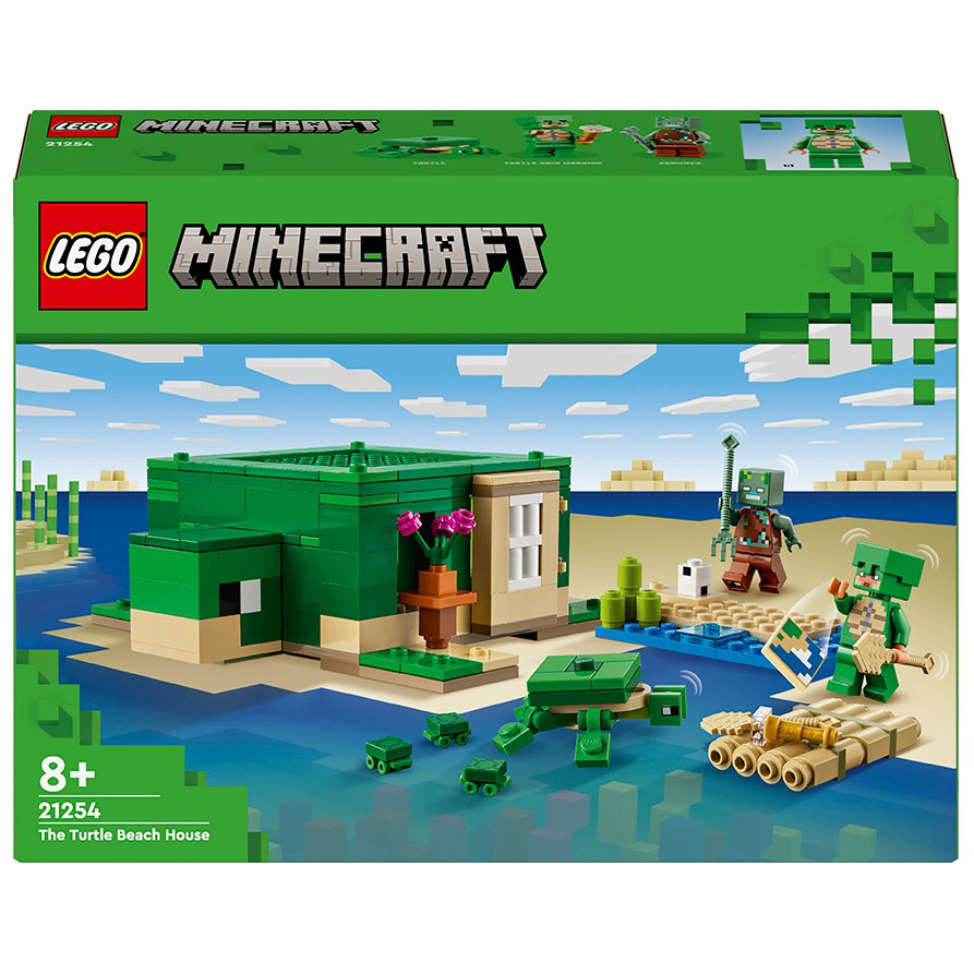 Конструктор Lego Minecraft Пляжный дом в форме черепахи 21254, 234 детали