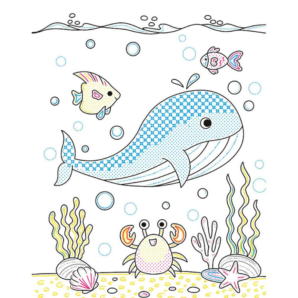 Дитяча водна розмальовка 