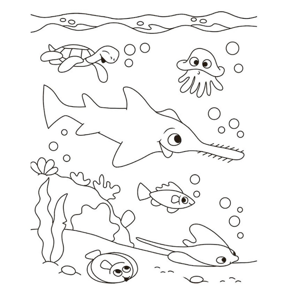 Дитяча водна розмальовка 