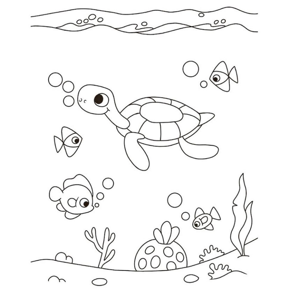 Дитяча водна розмальовка 