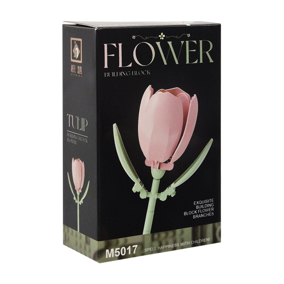 Конструктор детский Flower Bambi M5026-17 элементы для создания стебля и лепестков