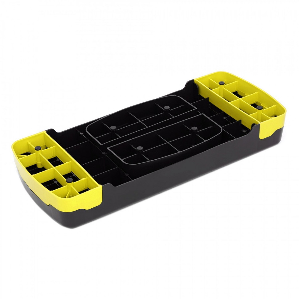 Степ-платформа 2-ступенчатая Cornix XR-0192, 68 х 28 х 10-15 см, Black/Yellow