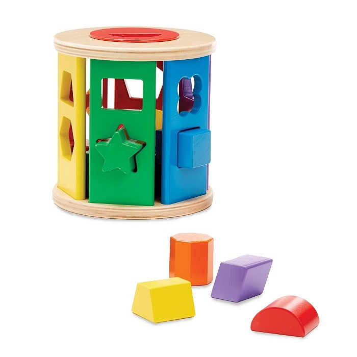 Детский деревянный сортер-каталка Melissa&Doug MD19041, 15 см