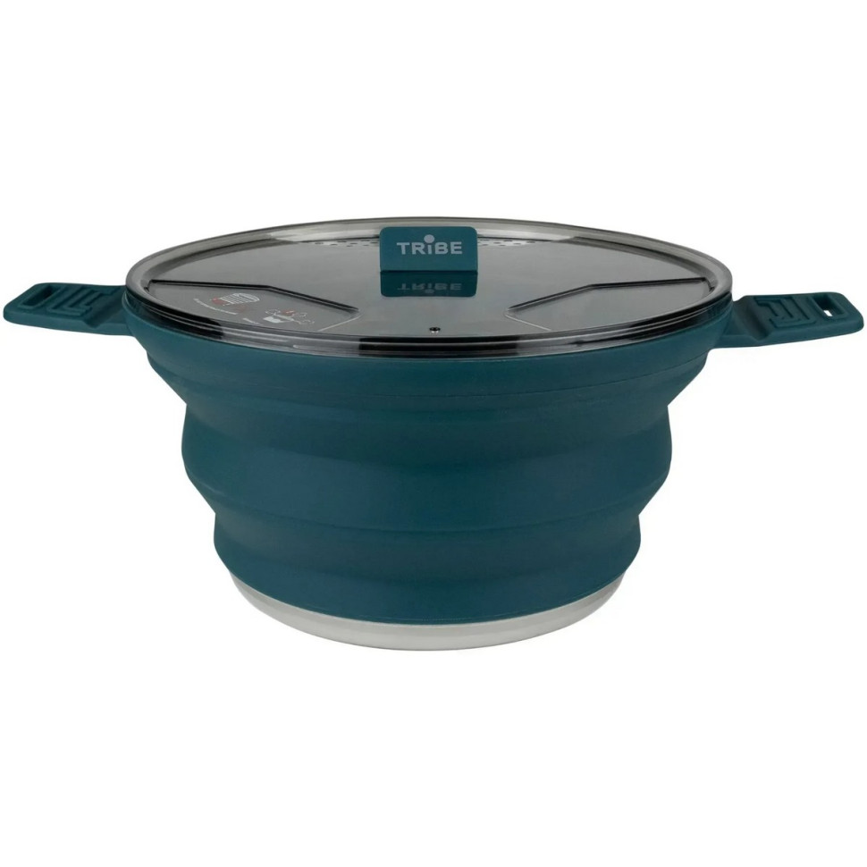 Кастрюля туристическая Collapsible Pot Tribe T-FF-0025-ocean 2,5 л