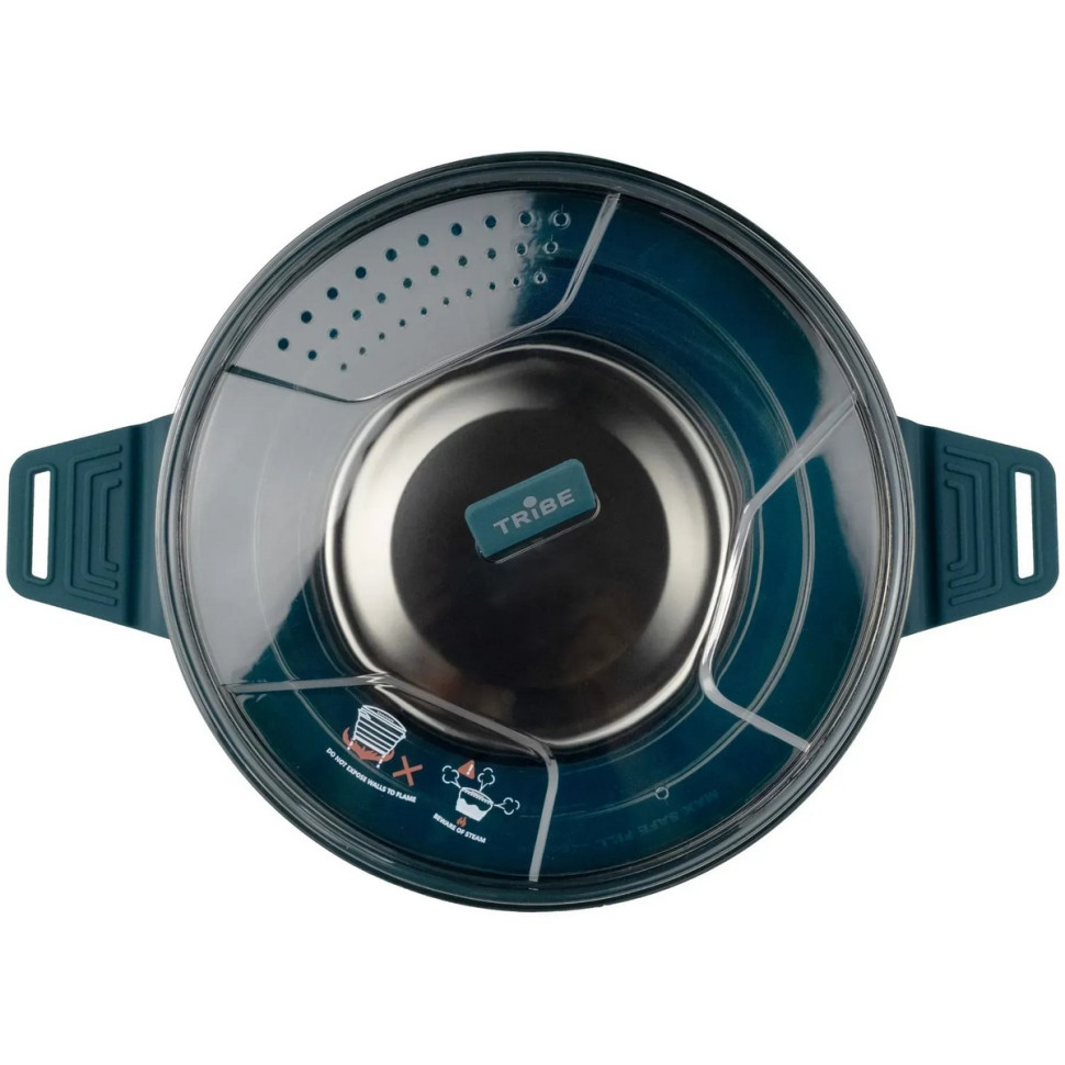 Кастрюля туристическая Collapsible Pot Tribe T-FF-0025-ocean 2,5 л