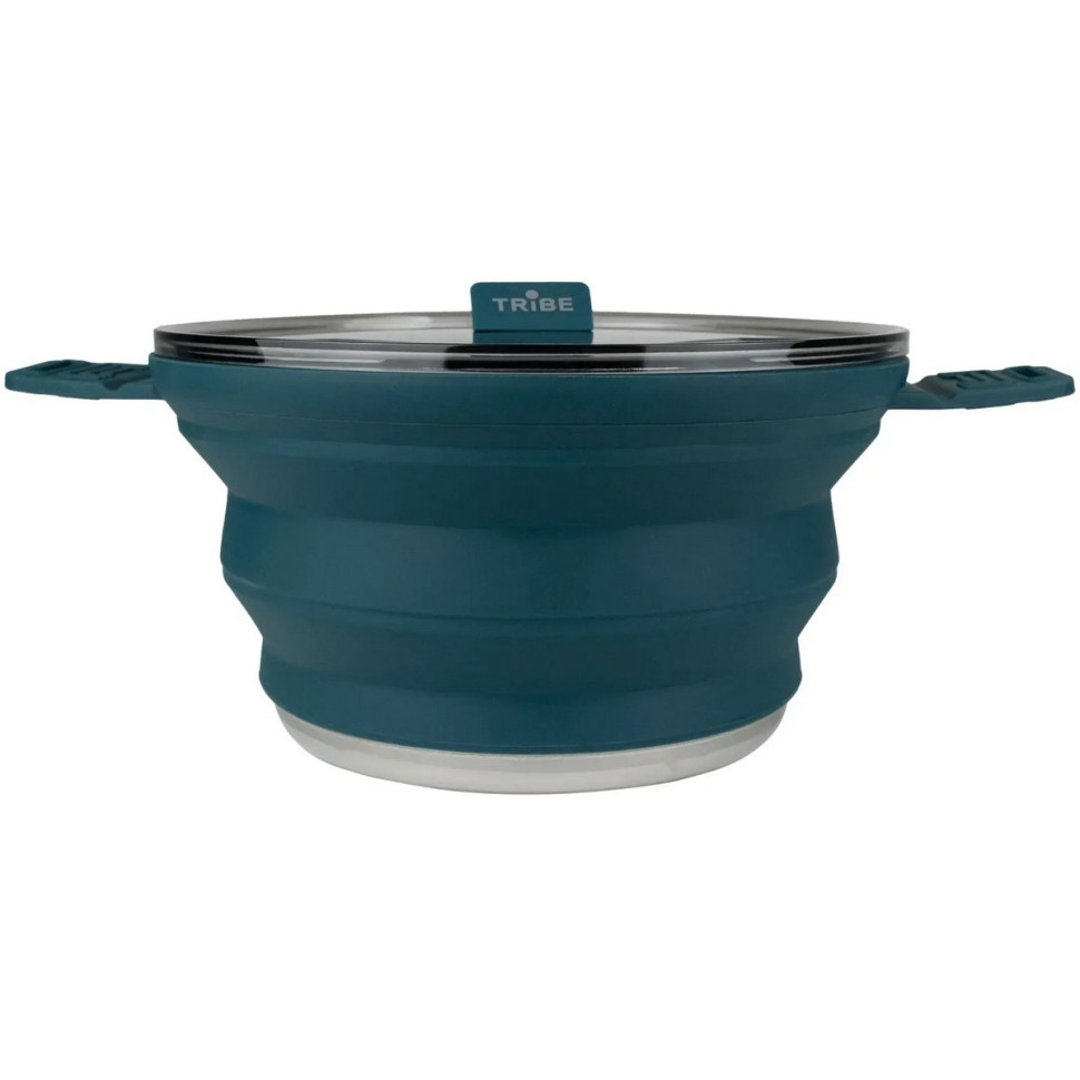 Кастрюля туристическая Collapsible Pot Tribe T-FF-0025-ocean 2,5 л