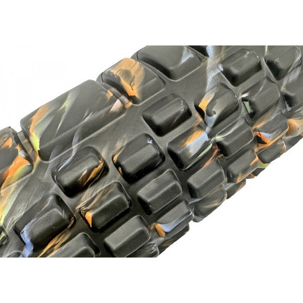 Масажний ролик Grid Roller v.1.1 EasyFit EF-2021-BK 33 см, Multi Чорний