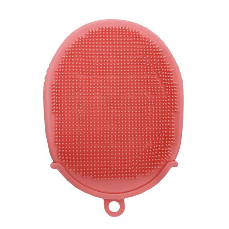 Силиконовая мочалка-перчатка для купания Mega Zayka MGZ-0929(Pink)