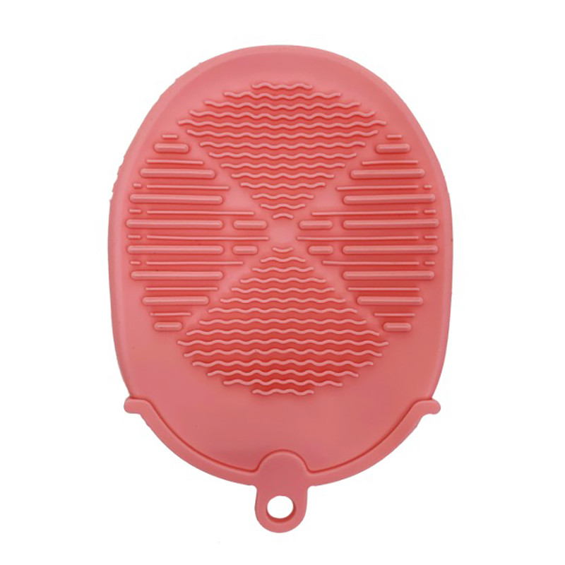 Силиконовая мочалка-перчатка для купания Mega Zayka MGZ-0929(Pink)