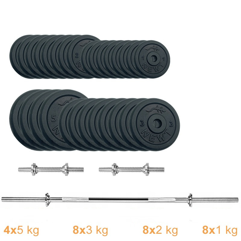 Набор штанга + гантели металлические Gym Set-H Home Newt NE-M-H-SET-79, 79 кг