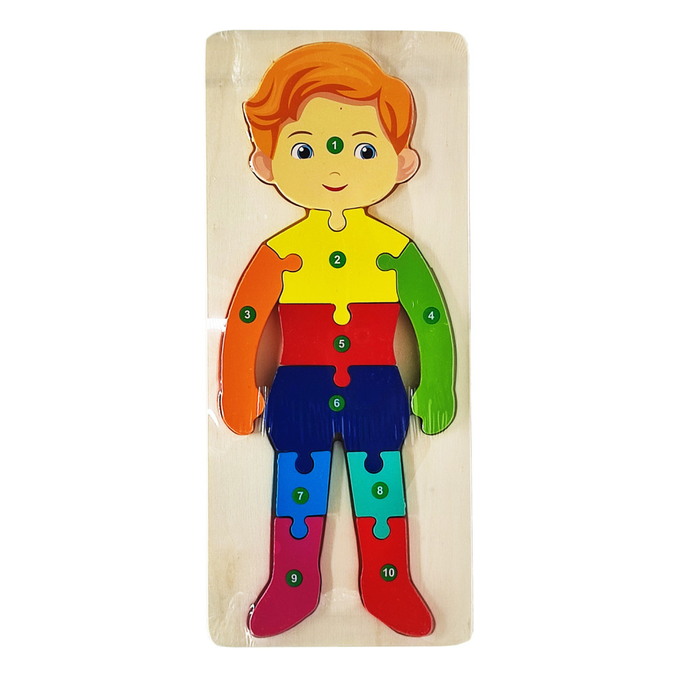 Деревянная игрушка Пазл Bambi MD 2912