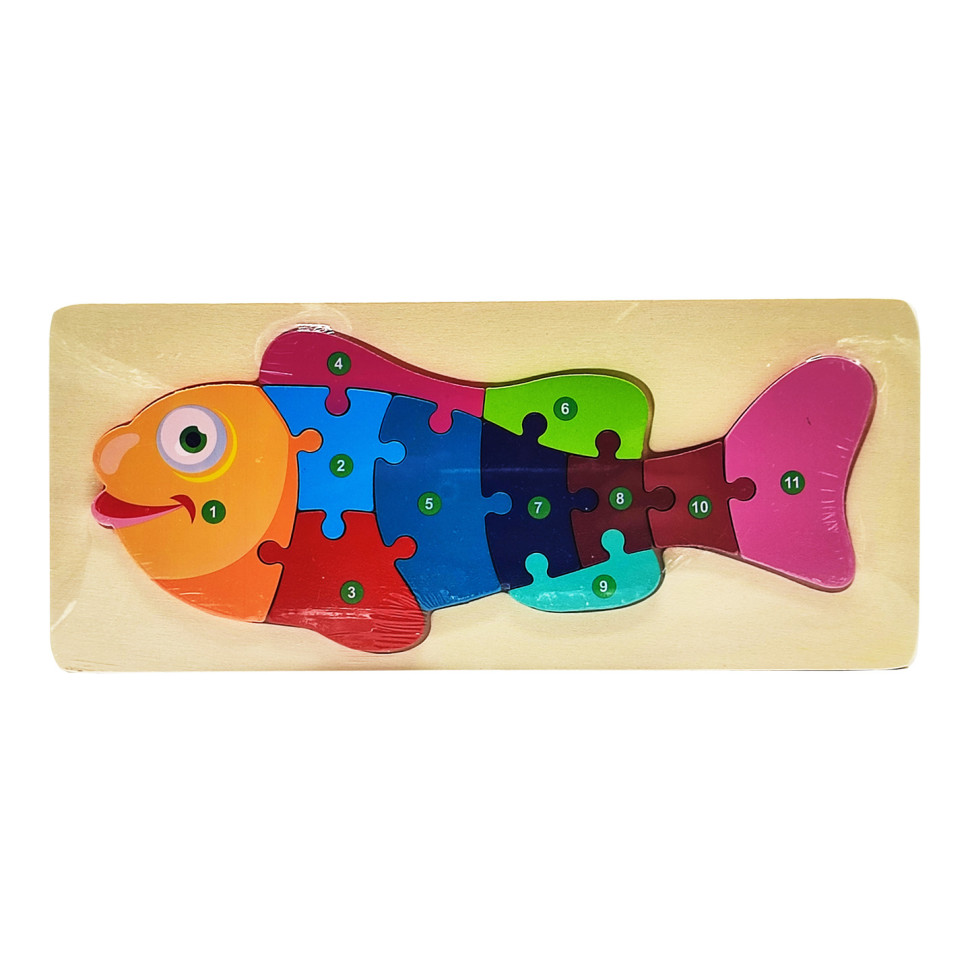 Деревянная игрушка Пазл Bambi MD 2912
