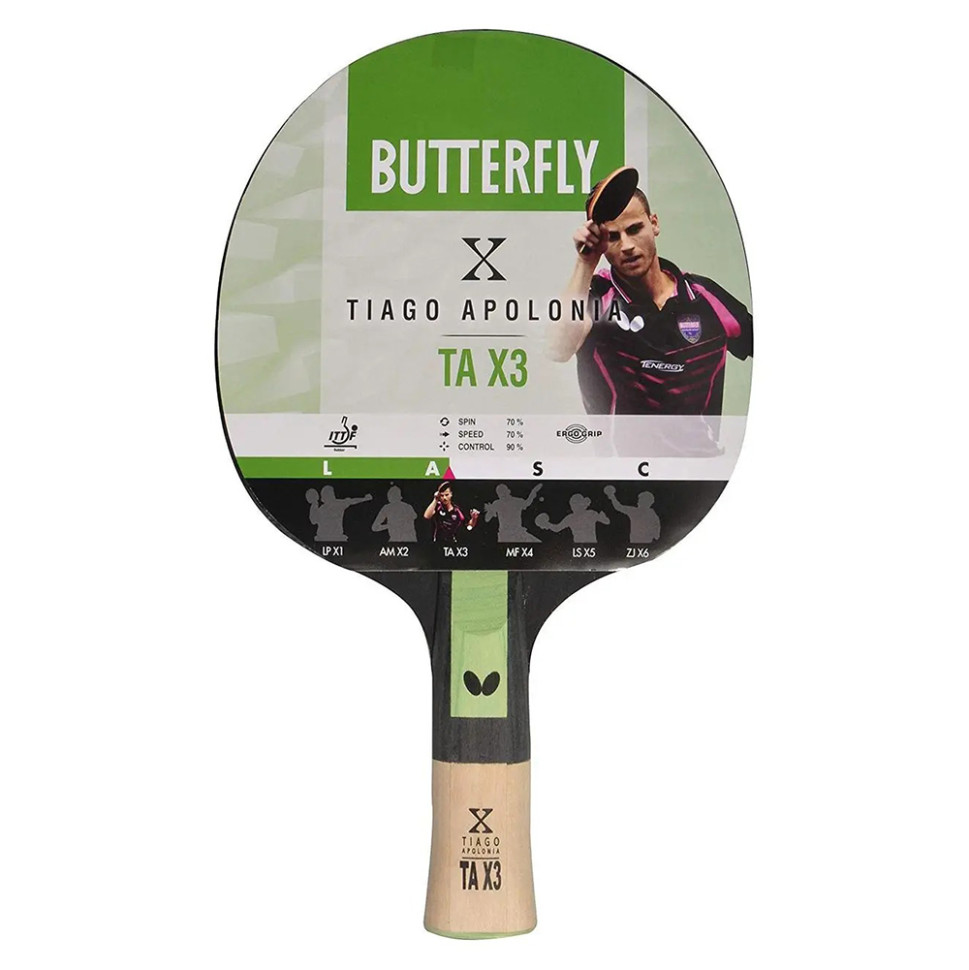 Ракетка для настільного тенісу Tiago Apolonia TAX3 Butterfly 325813651