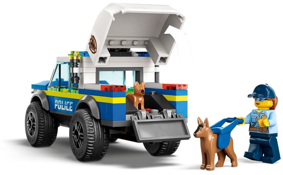 Конструктор LEGO City Мобильная площадка для дрессировки полицейских собак 60369