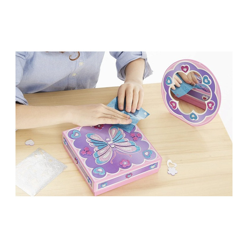 Набор для творчества с блестящими наклейками 